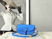 DIOR BOBBY EAST-WEST BAG BLUE M9327 22 x 13 x 5 CM - 1