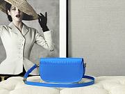 DIOR BOBBY EAST-WEST BAG BLUE M9327 22 x 13 x 5 CM - 6