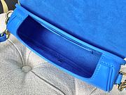 DIOR BOBBY EAST-WEST BAG BLUE M9327 22 x 13 x 5 CM - 3