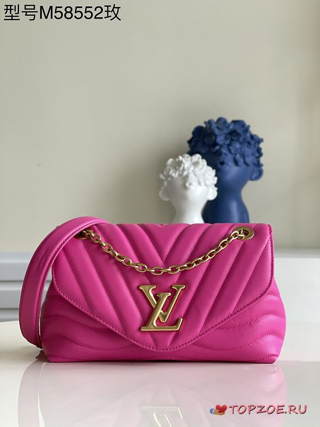 LOUIS VUITTON NEW WAVE CHAIN BAG PINK M58552 – SIZE 24 X 14 X 9CM - 1