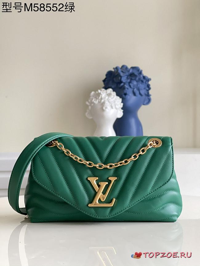 LOUIS VUITTON NEW WAVE CHAIN BAG GREEN M58552 – SIZE 24 X 14 X 9CM - 1