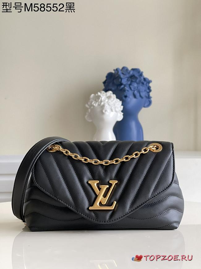 LOUIS VUITTON NEW WAVE CHAIN BAG BLACK M58552 – SIZE 24 X 14 X 9CM - 1