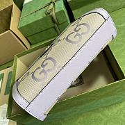 Ophidia Jumbo GG Small Camel and Lilac Canvas 503877 26x17.5x8CM - 4