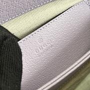 Ophidia Jumbo GG Small Camel and Lilac Canvas 503877 26x17.5x8CM - 3