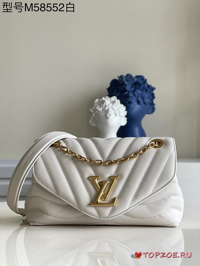 LOUIS VUITTON NEW WAVE CHAIN BAG CREAM M58552 – SIZE 24 X 14 X 9CM - 1