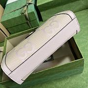 Ophidia Jumbo GG Small Camel and Light Pink Canvas 503877 26x17.5x8CM - 2
