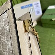Ophidia GG Small Beige and white GG Supreme 503877 26x17.5x8CM - 2