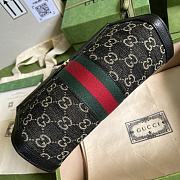 Ophidia GG Small Full Black GG Supreme 503877 26x17.5x8CM - 3