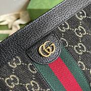 Ophidia GG Small Full Black GG Supreme 503877 26x17.5x8CM - 2