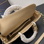MEDIUM LADY D-JOY BAG SAND-COLORED 9217 26*14*6cm - 2