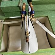 Gucci Diana Mini Tote Bag White Leather 715775 20 x 16 x 8.5 CM - 4
