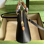 Gucci Diana Mini Tote Bag Black Leather 715775 20 x 16 x 8.5 CM - 4