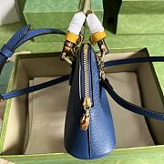 Gucci Diana Mini Tote Bag Blue Leather 715775 20 x 16 x 8.5 CM - 5