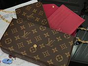 LV FÉLICIE POCHETTE MONOGRAM CANVAS M61276S – SIZE 21 X 12 X 3CM - 2