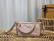 LV Multi Pochette Accessoires Light Pink M46093 25 x 14.5 x 4.5 CM - 1