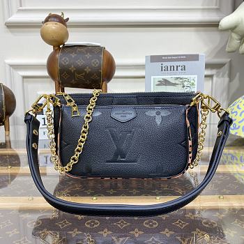 LV MULTI POCHETTE ACCESSOIRES BLACK M45839 SIZE 24 x 13.5 x 4 CM
