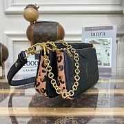 LV MULTI POCHETTE ACCESSOIRES BLACK M45839 SIZE 24 x 13.5 x 4 CM - 4