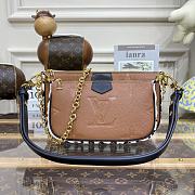 LV MULTI POCHETTE ACCESSOIRES BROWN M45839 SIZE 24 x 13.5 x 4 CM - 1