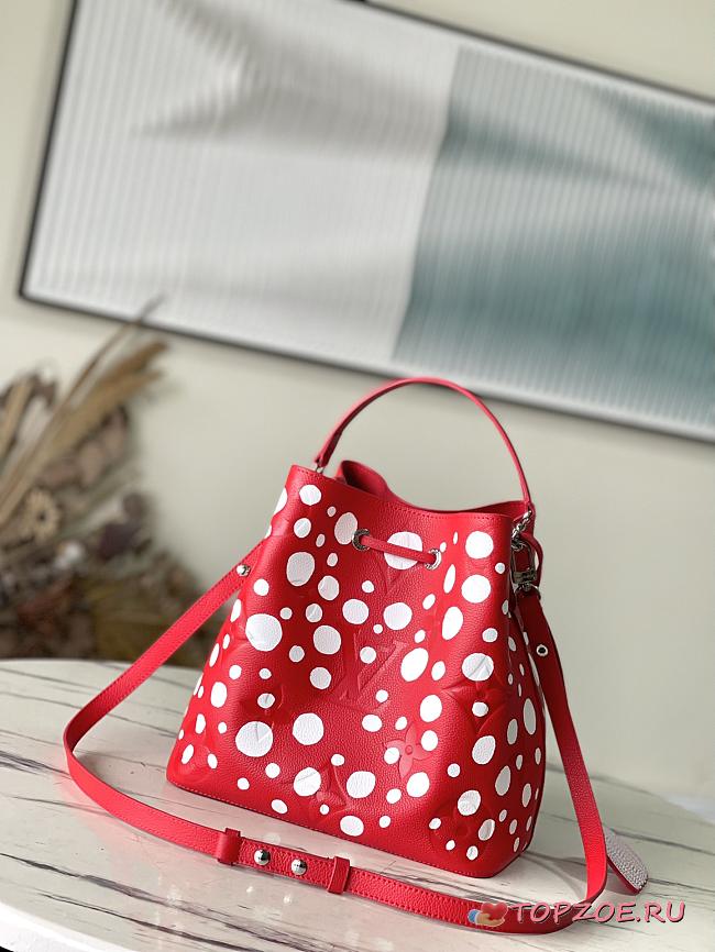 LV x YK Néonoé BB Red M46413 20 x 20 x 13 CM - 1