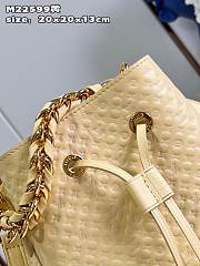 LV Néonoé BB Nanogram Light Yellow M22599 20 x 20 x 13 CM - 2
