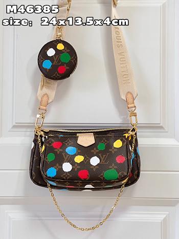 LV x YK Multi Pochette Accessoires M46385 size: 24x13.5x4cm