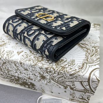 Dior 30 MONTAIGNE LOTUS WALLET  10 x 9 x 2 cm