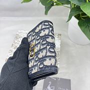 Dior 30 MONTAIGNE LOTUS WALLET  10 x 9 x 2 cm - 4