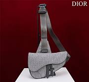 Dior SADDLE BAG Ruthenium 26 x 19 x 4.5CM - 1