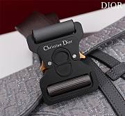 Dior SADDLE BAG Ruthenium 26 x 19 x 4.5CM - 4