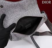 Dior SADDLE BAG Ruthenium 26 x 19 x 4.5CM - 3