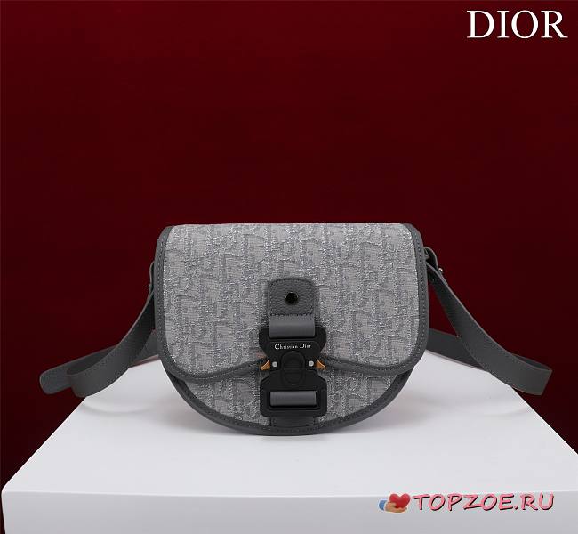 DIOR MINI GALLOP BAG WITH STRAP 20.5 x 16 x 5CM - 1