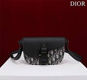 DIOR MINI SADDLE BAG WITH STRAP Beige  19.5 x 13 x 4.3CM - 1