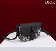 DIOR MINI SADDLE BAG WITH STRAP Beige  19.5 x 13 x 4.3CM - 2