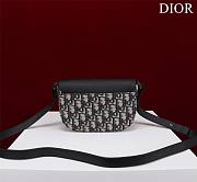 DIOR MINI SADDLE BAG WITH STRAP Beige  19.5 x 13 x 4.3CM - 5