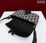 DIOR MINI SADDLE BAG WITH STRAP Beige  19.5 x 13 x 4.3CM - 6