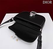 DIOR MINI SADDLE BAG WITH STRAP  Black 19.5 x 13 x 4.3CM - 5