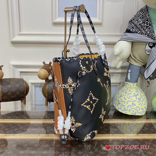 LV Monogram Jungle Neverfull MM Tote Bag with Pouch M44676 31*17*28.5CM - 1