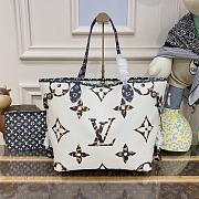 LV Giant Jungle MM Monogram Canvas Tote 31*17*28.5CM - 2