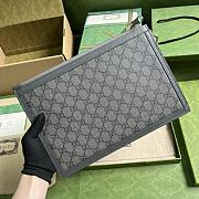 Gucci Ophidia GG Supreme canvas pouch 30*20*1cm - 3