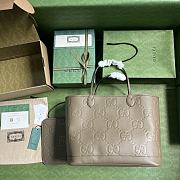 Gucci  AABY0 JUMBO GG LARGE TOTE Bag - Grey  40x 33x 19cm - 2