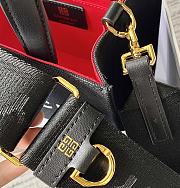 Givenchy tote bag black canvas 19*8*16cm - 2