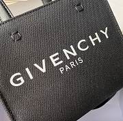 Givenchy tote bag black canvas 19*8*16cm - 3