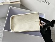 Givenchy tote bag white canvas 19*8*16cm - 2