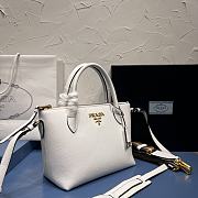 prada Dual Strap Zip Tote Vitello Daino 24x19x12cm - 5
