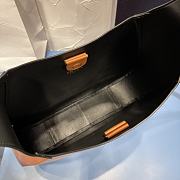 Prada Large Leather Shoulder Bag With Topstitching  40x30x9cm - 2