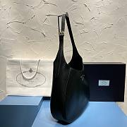Prada Large Leather Shoulder Bag With Topstitching 03  40x30x9cm - 3
