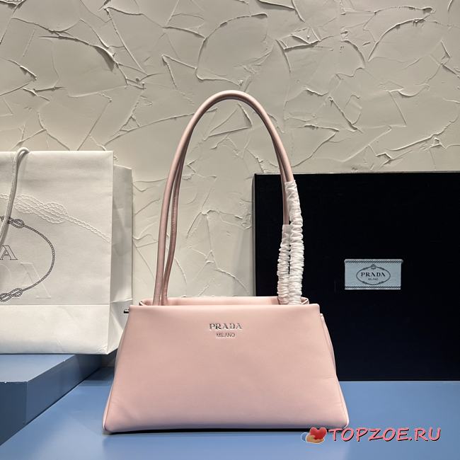Prada Leather Alabaster Pink  25.5x13x14cm - 1