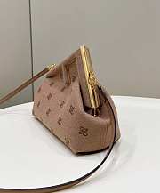 FENDI FIRST SMALL AND MEDIUM LEATHER BAG 26x 18 x 9.5 cm - 6