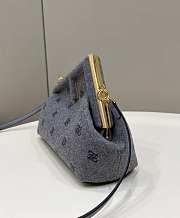 FENDI FIRST SMALL AND MEDIUM LEATHER BAG01  26x 18 x 9.5 cm  - 4