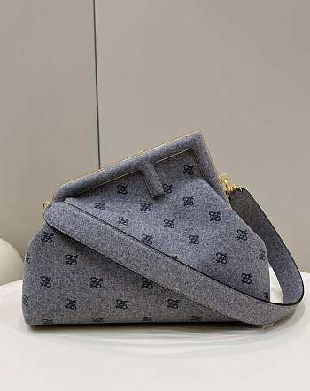 FENDI FIRST SMALL AND MEDIUM LEATHER BAG03 32.5x 23.5 x 15 cm